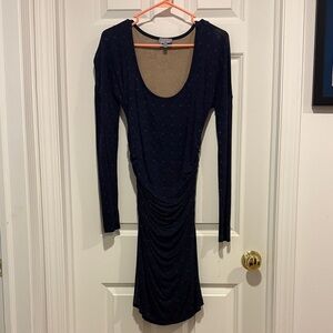 Plenty Tracy Reese Navy and Black Women's Dress size M